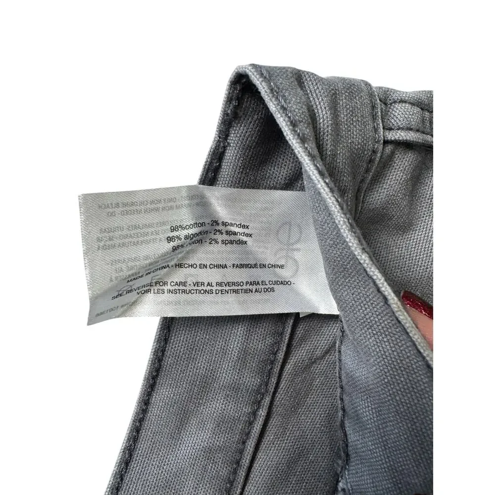 BASS OUTDOOR Women's High-Rise Canvas Cargo Pants FORGED IRON NWT SIZE  10 - Picture 6 of 10